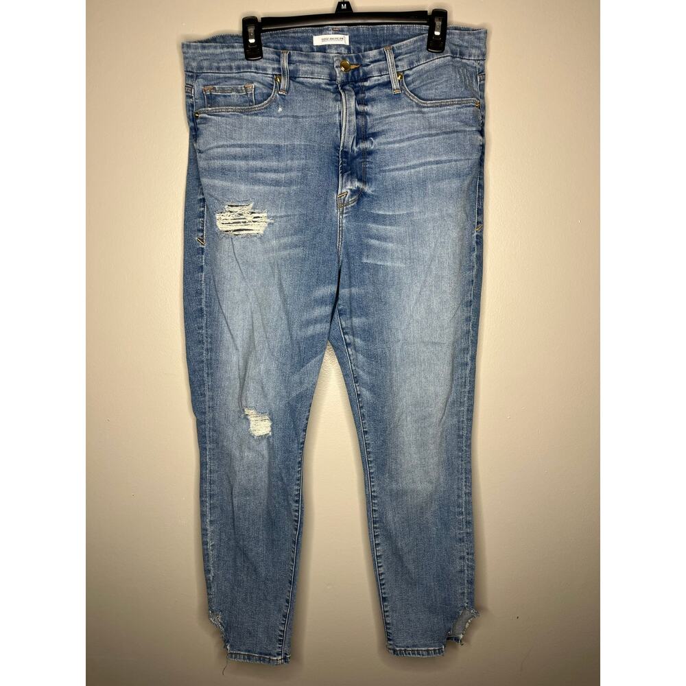 Good American Light Wash Good Legs Womens Denim Jeans Size 18